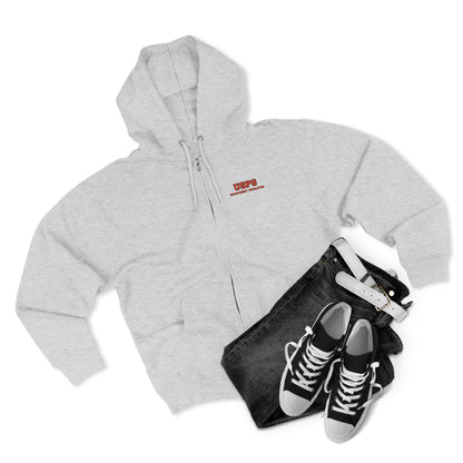 Zip Up Bidded Driver  Hoodie