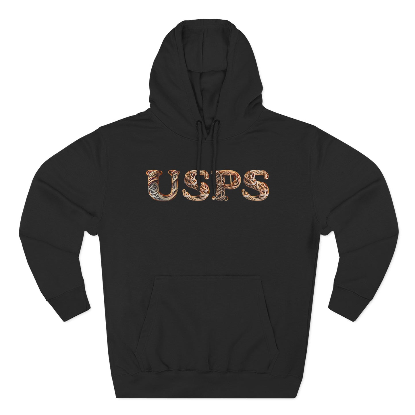 USPS Rubberband Design Pullover Hoodie