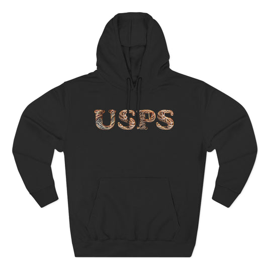 USPS Rubberband Design Pullover Hoodie