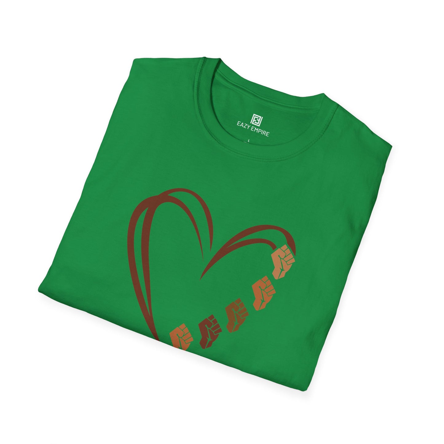 Fists Heart T-Shirt - Black Pride, Black History Month