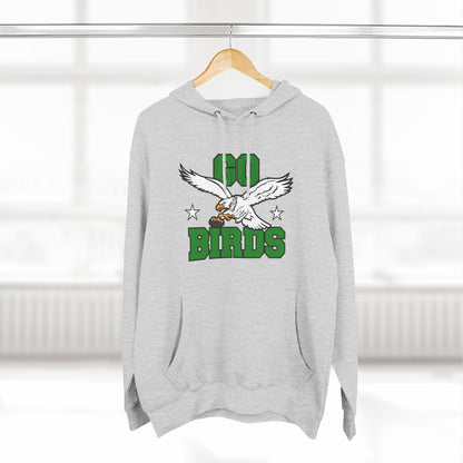 Go Birds Pullover Hoodie (Green Letters)