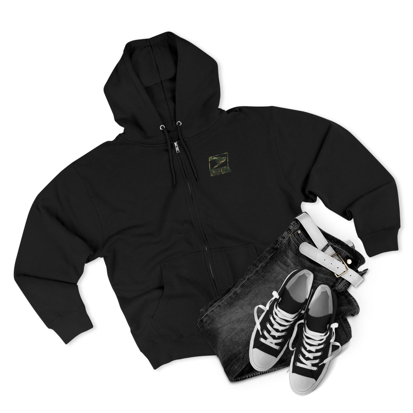 USPS Camo Logo Zip Up Hoodie