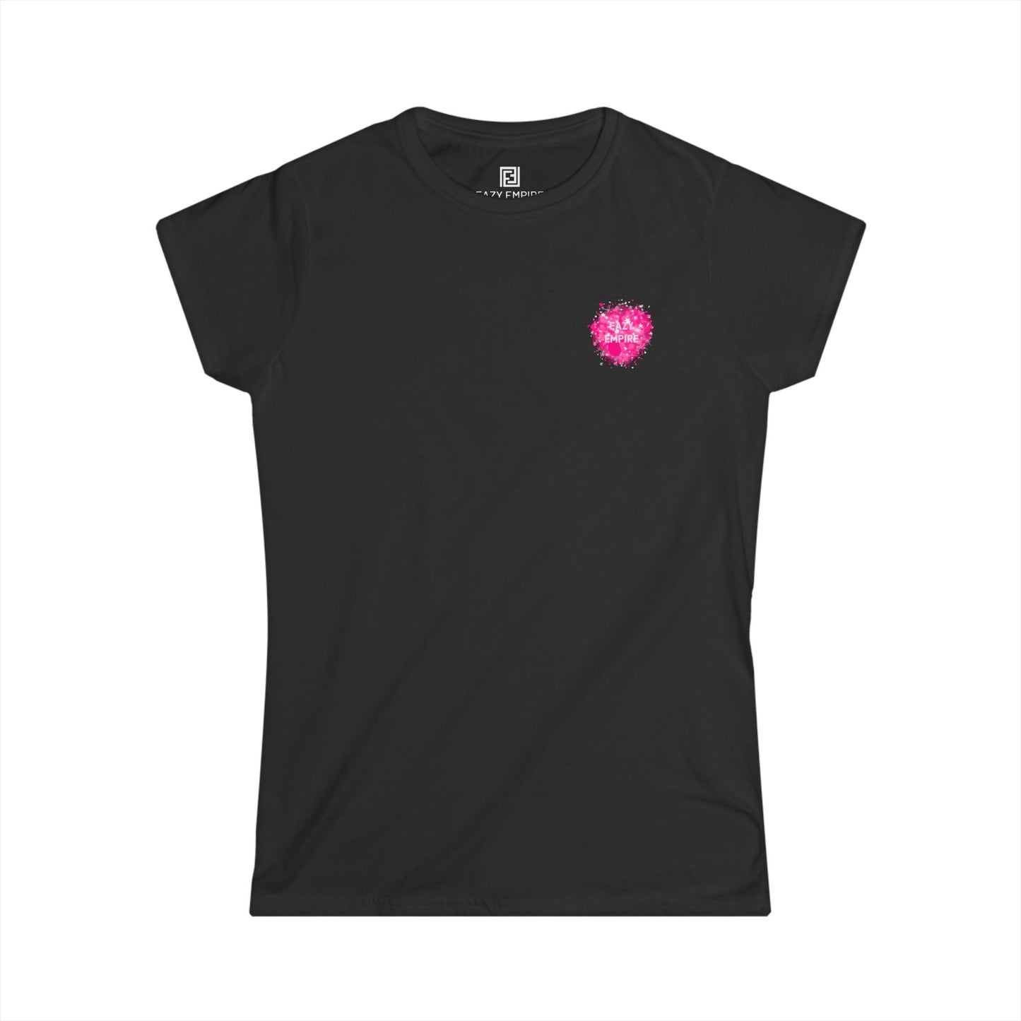 Eazy Empire Cute Pink Heart Women's Fitted T-shirt