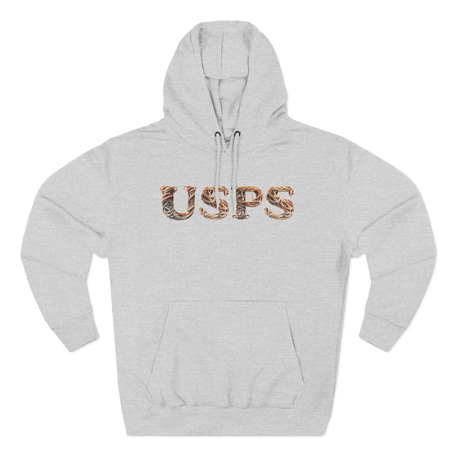 USPS Rubberband Design Pullover Hoodie