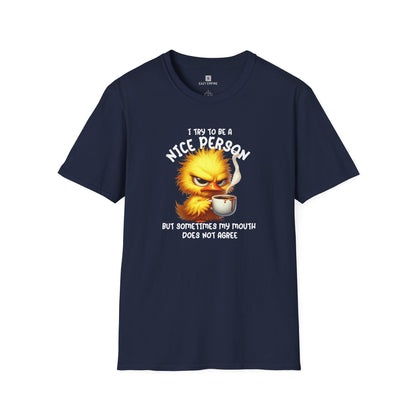 'I Try to Be a Nice Person' T-Shirt