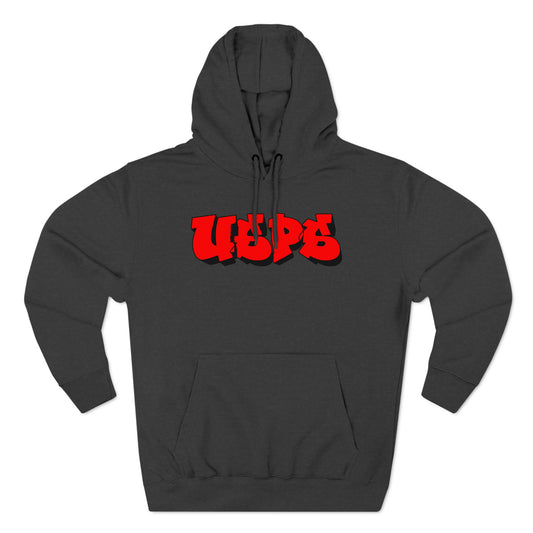 USPS Red Graffiti Letter Pullover Hoodie