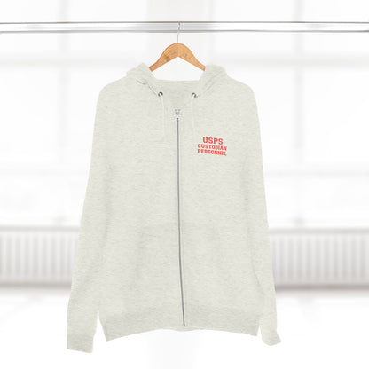 USPS Custodian Personnel Zip Hoodie