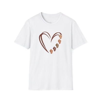 Fists Heart T-Shirt - Black Pride, Black History Month