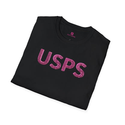 USPS Pink Glitter T-Shirt