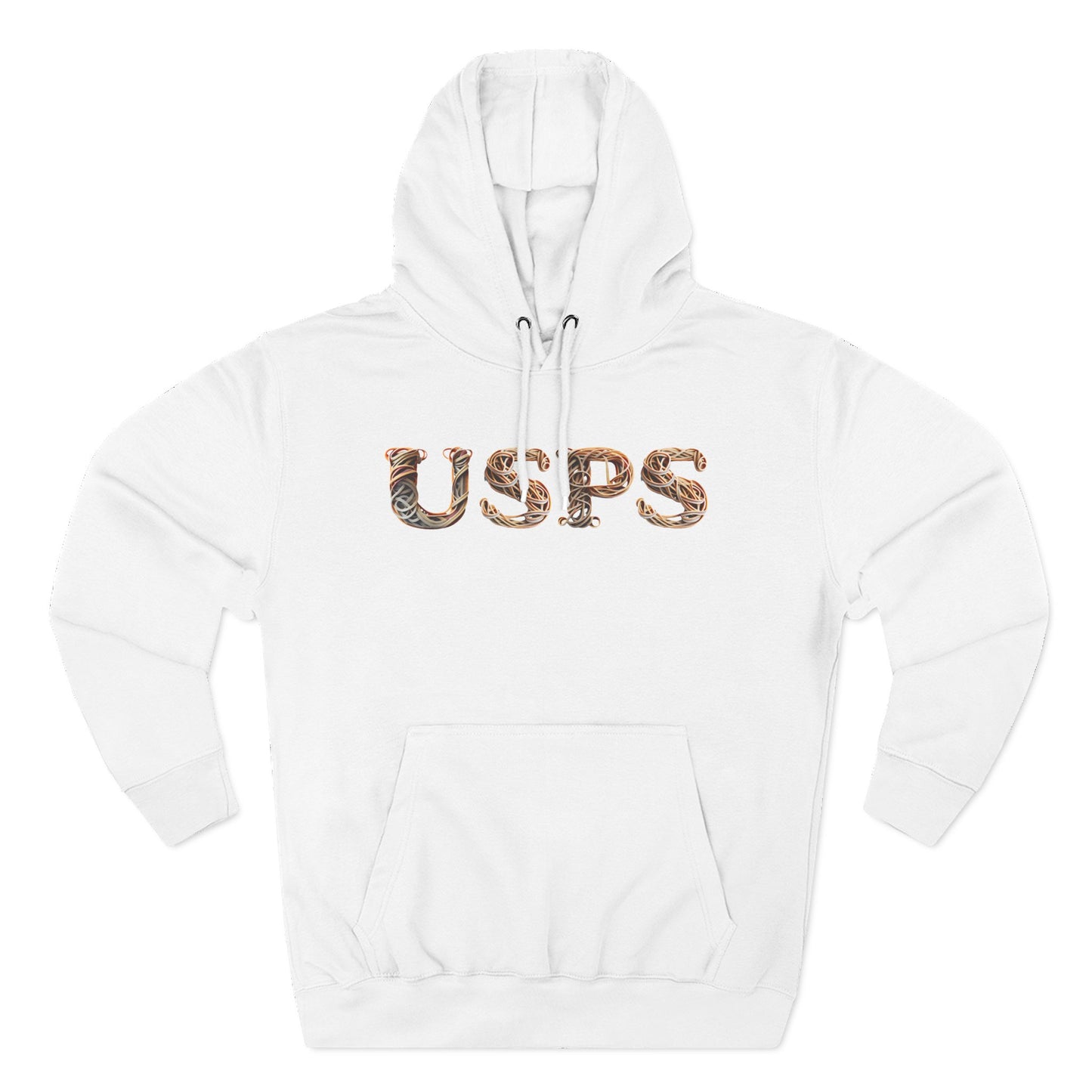 USPS Rubberband Design Pullover Hoodie