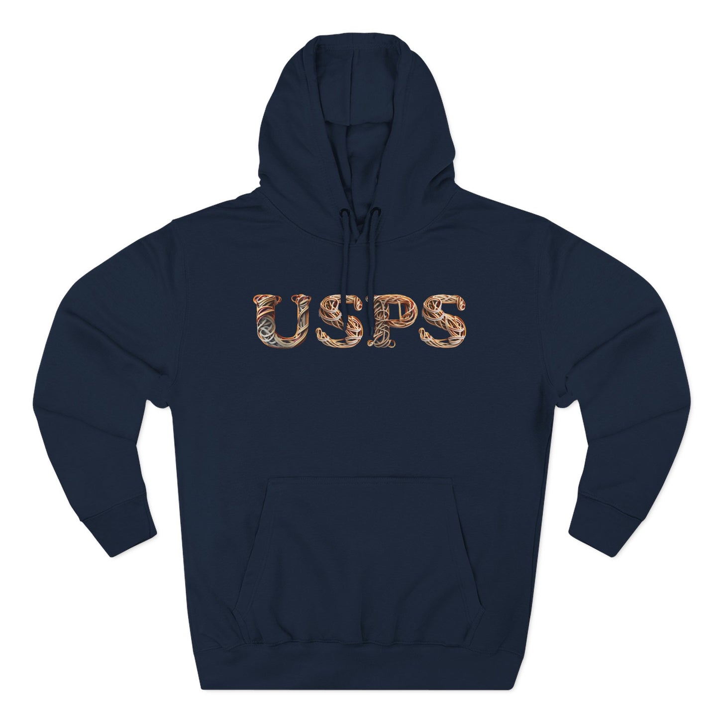 USPS Rubberband Design Pullover Hoodie
