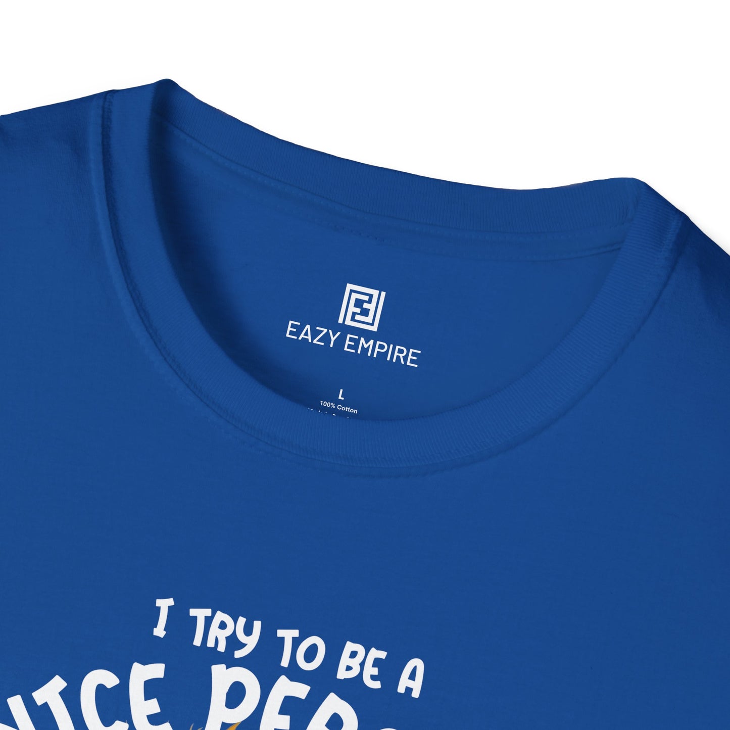 'I Try to Be a Nice Person' T-Shirt
