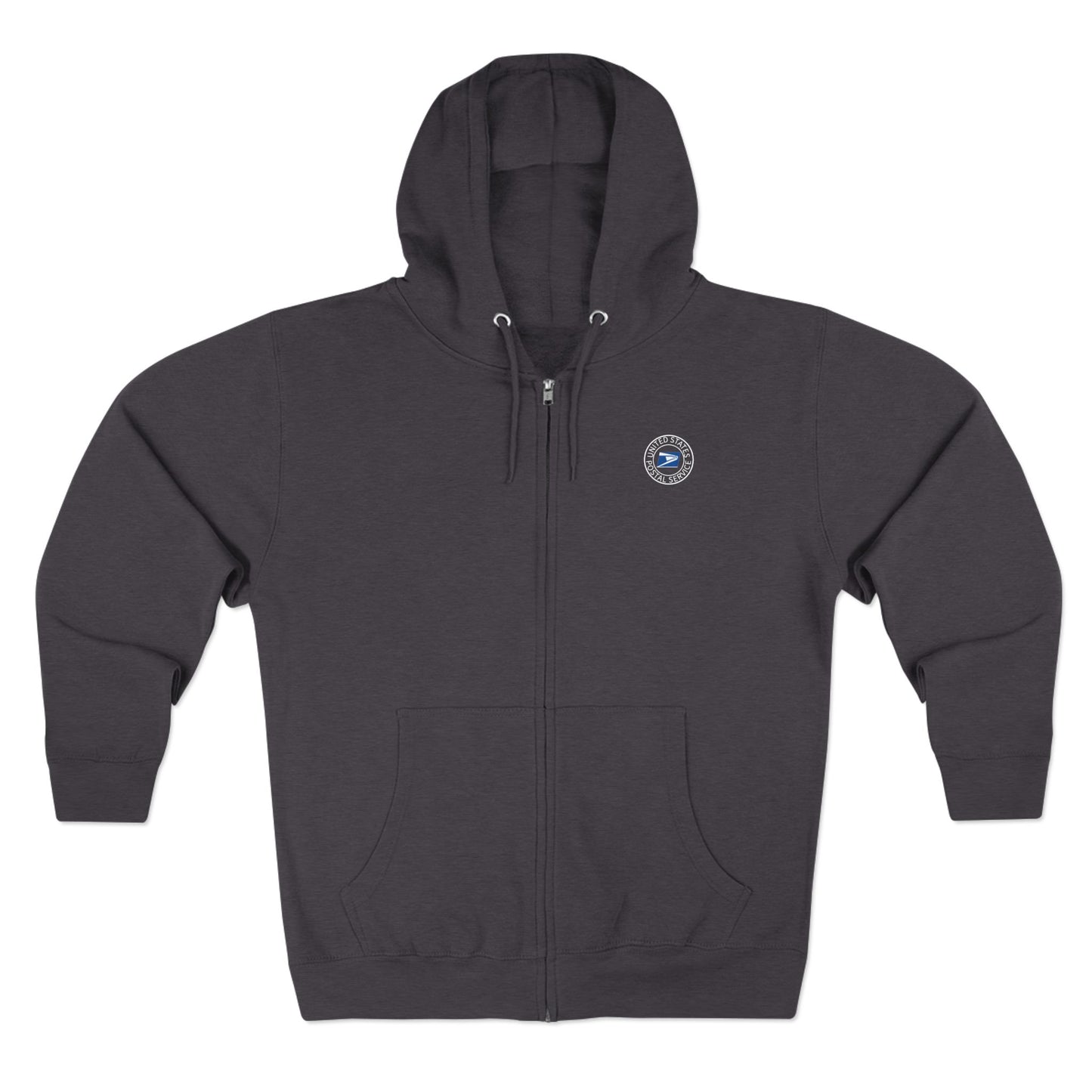 Circle USPS Logo Zip Up Hoodie