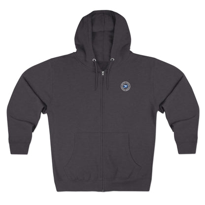 Circle USPS Logo Zip Up Hoodie