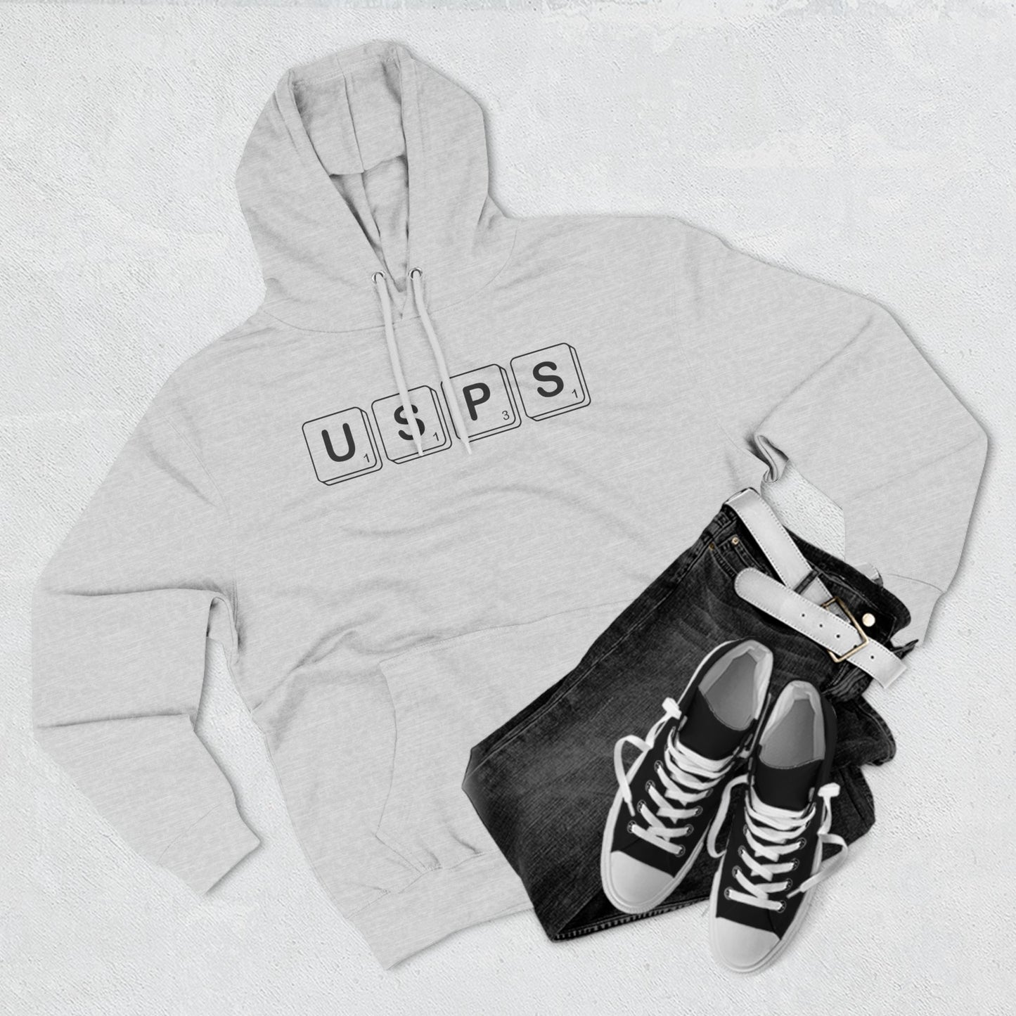 USPS Scrabble Theme Pullover Hoodie