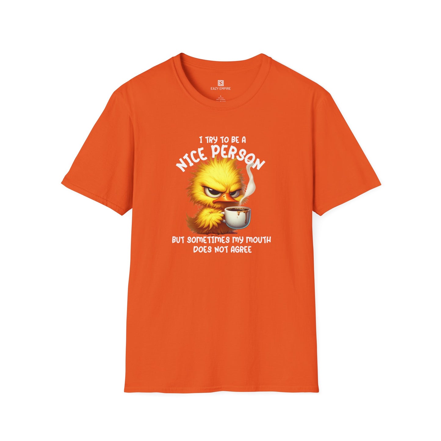 'I Try to Be a Nice Person' T-Shirt