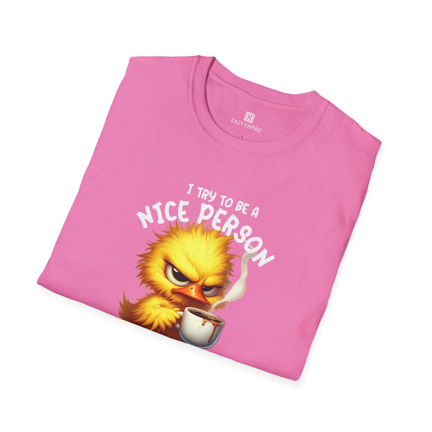 'I Try to Be a Nice Person' T-Shirt