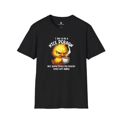 'I Try to Be a Nice Person' T-Shirt
