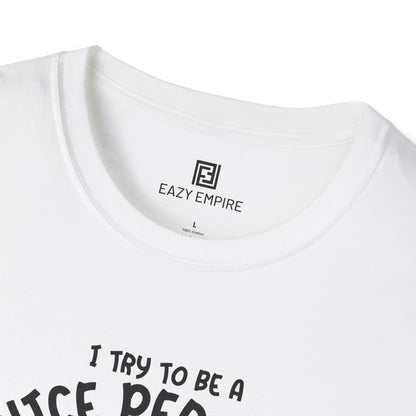 'I Try to Be a Nice Person' T-Shirt