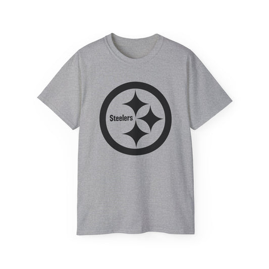 Steelers All Black Logo Unisex T-shirt