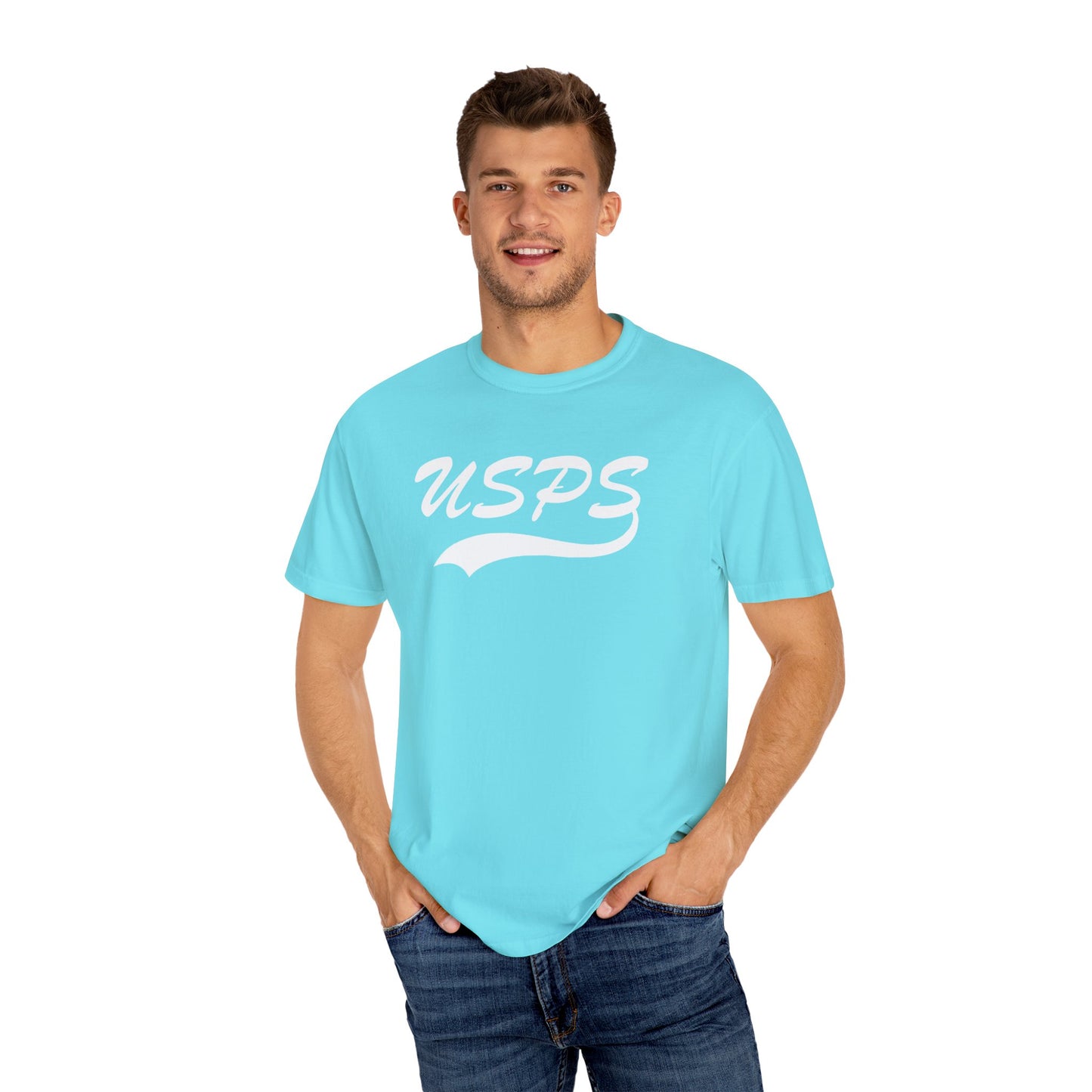 USPS Summer Colors Baseball Logo T-Shirt