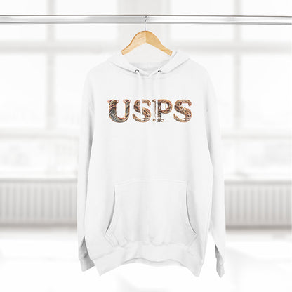 USPS Rubberband Design Pullover Hoodie