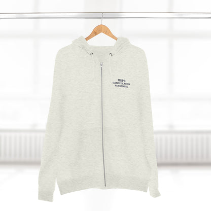 USPS Cancellation Personnel Zip Up Hoodie