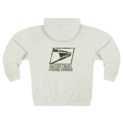 USPS Camo Logo Zip Up Hoodie