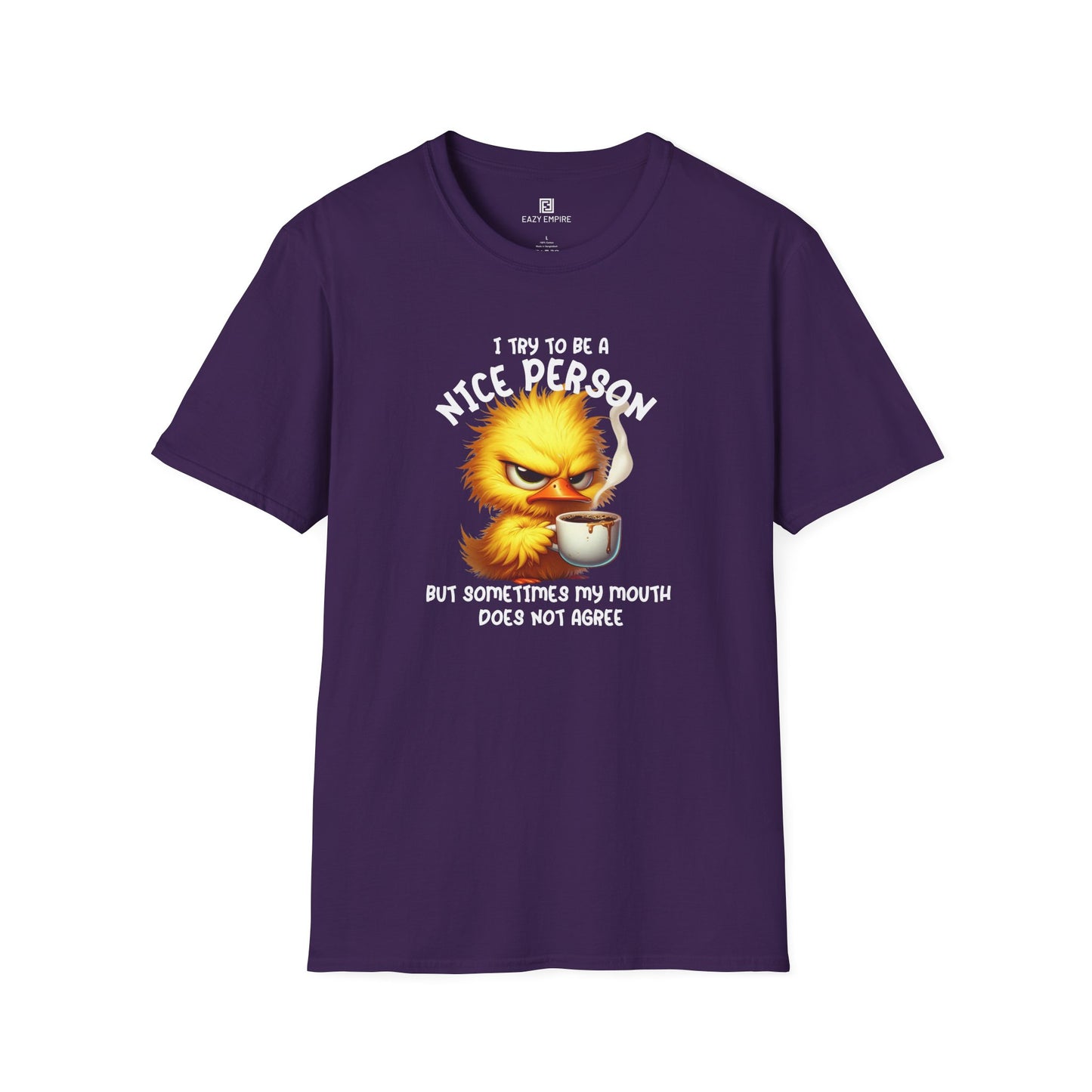 'I Try to Be a Nice Person' T-Shirt