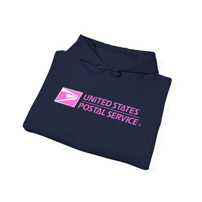USPS Pullover Hoodie (Pink Logo)