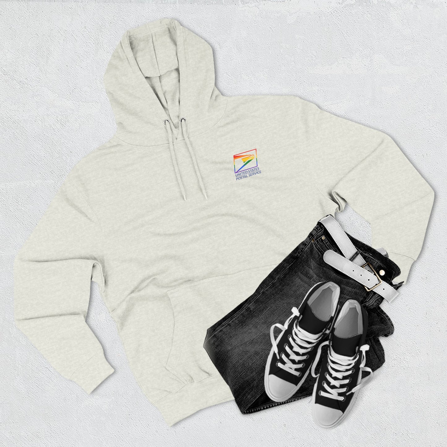 USPS Pride-Themed Logo Pullover Hoodie