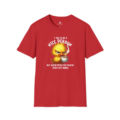 'I Try to Be a Nice Person' T-Shirt