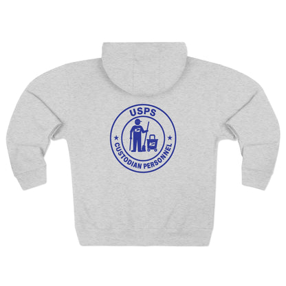 USPS Custodian Personnel Zip Hoodie