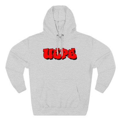 USPS Red Graffiti Letter Pullover Hoodie