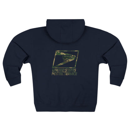 USPS Camo Logo Zip Up Hoodie