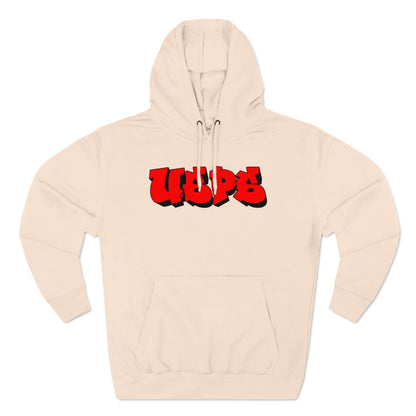 USPS Red Graffiti Letter Pullover Hoodie