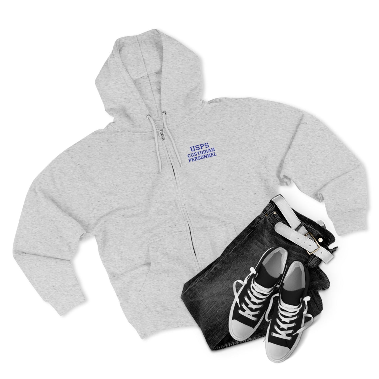 USPS Custodian Personnel Zip Hoodie
