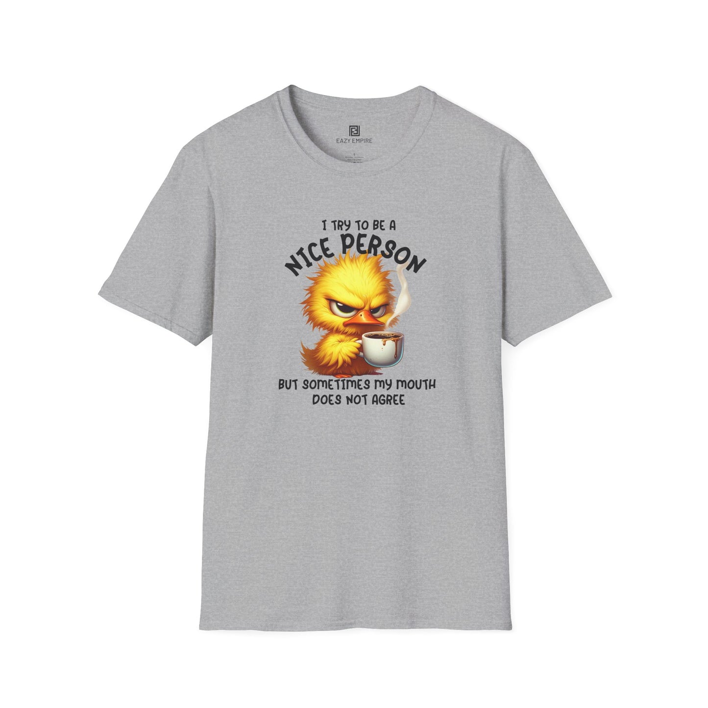 'I Try to Be a Nice Person' T-Shirt