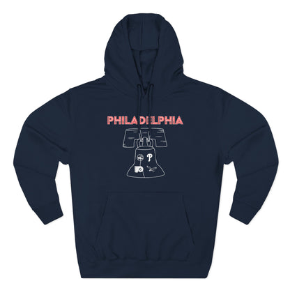 Philadelphia Liberty Bell with Philly Sports Teams