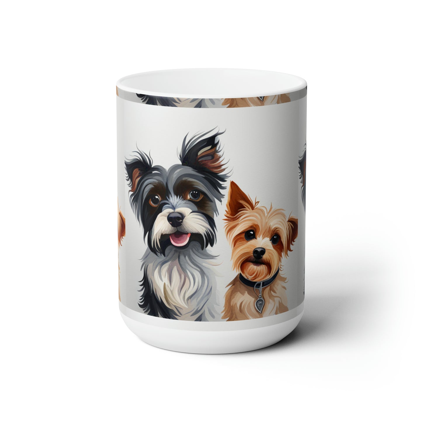 Dogs Ceramic Mug 15oz
