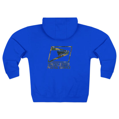 USPS Camo Logo Zip Up Hoodie