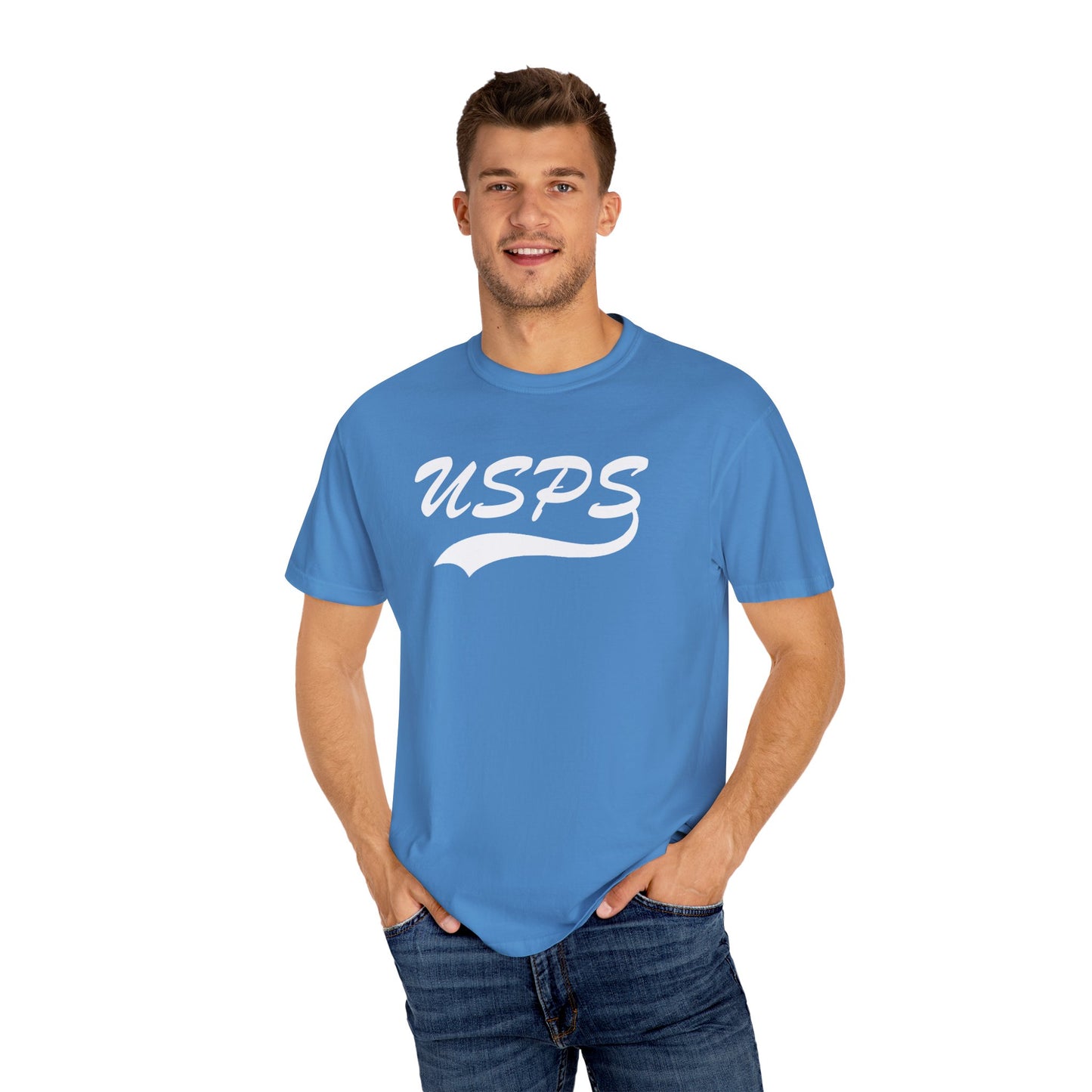 USPS Summer Colors Baseball Logo T-Shirt