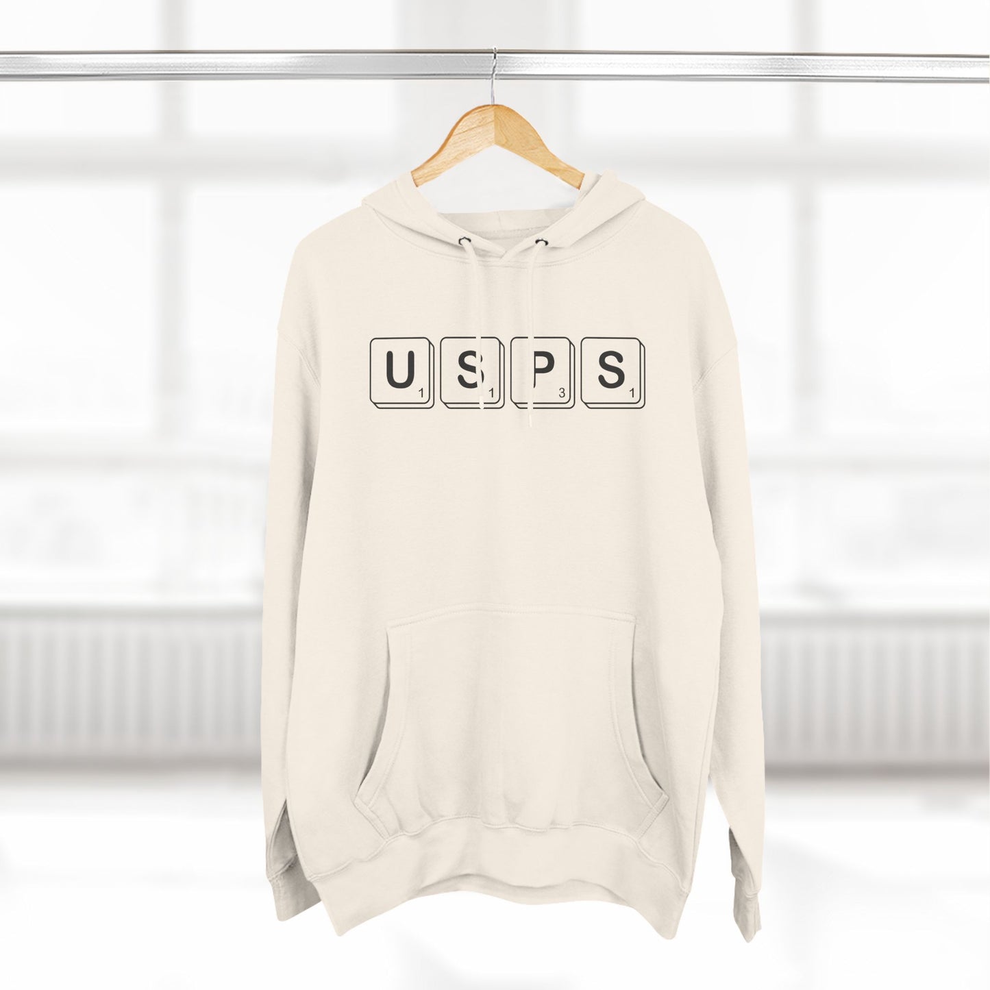 USPS Scrabble Theme Pullover Hoodie