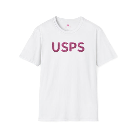 USPS Pink Glitter T-Shirt
