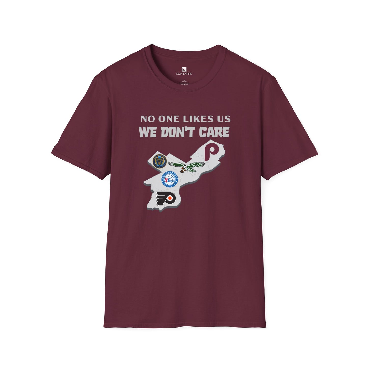 'No One Like Us We Don't Care' Philly Sports Teams T-shirt