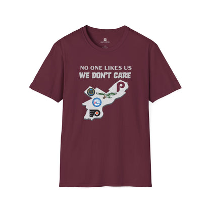 'No One Like Us We Don't Care' Philly Sports Teams T-shirt