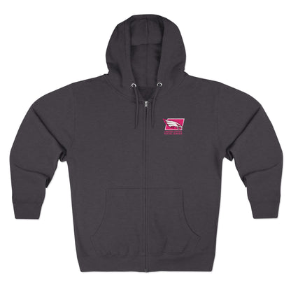 USPS Pink Eagles Zip Up Hoodie