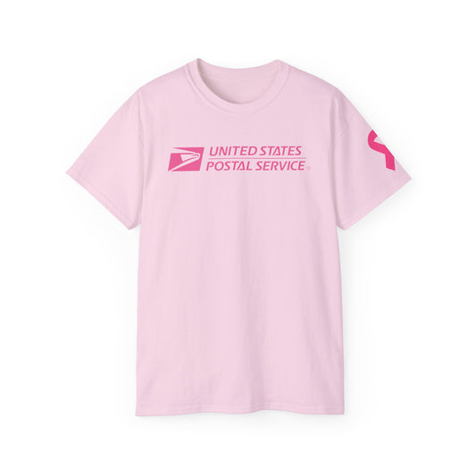USPS Logo Pink Robbon Unisex T-shirt