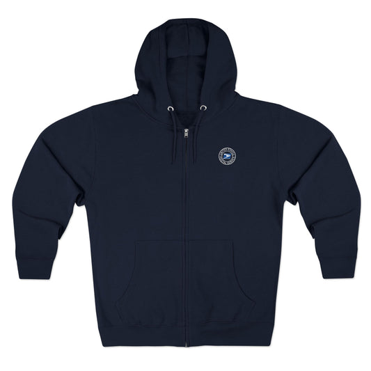 Circle USPS Logo Zip Up Hoodie