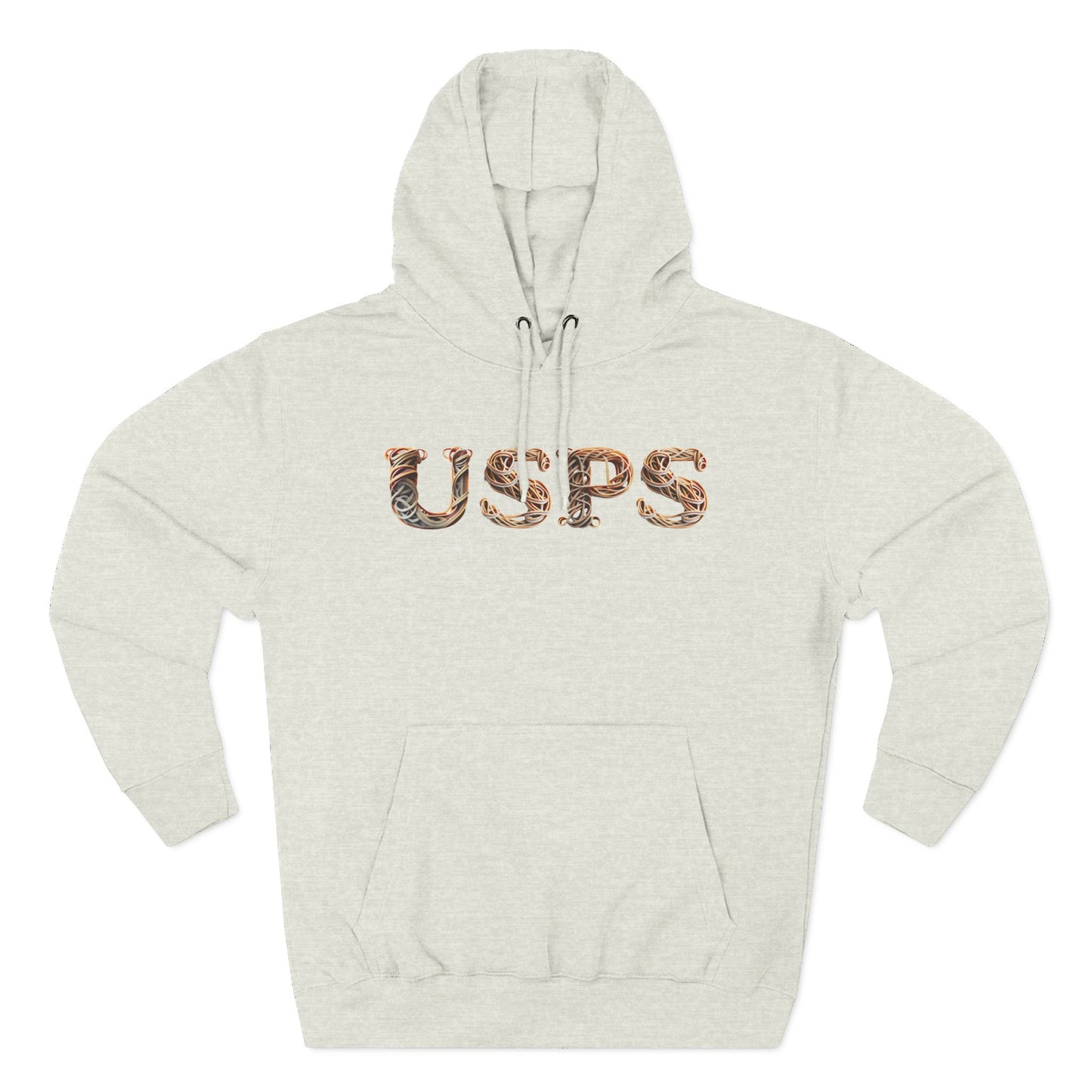 USPS Rubberband Design Pullover Hoodie